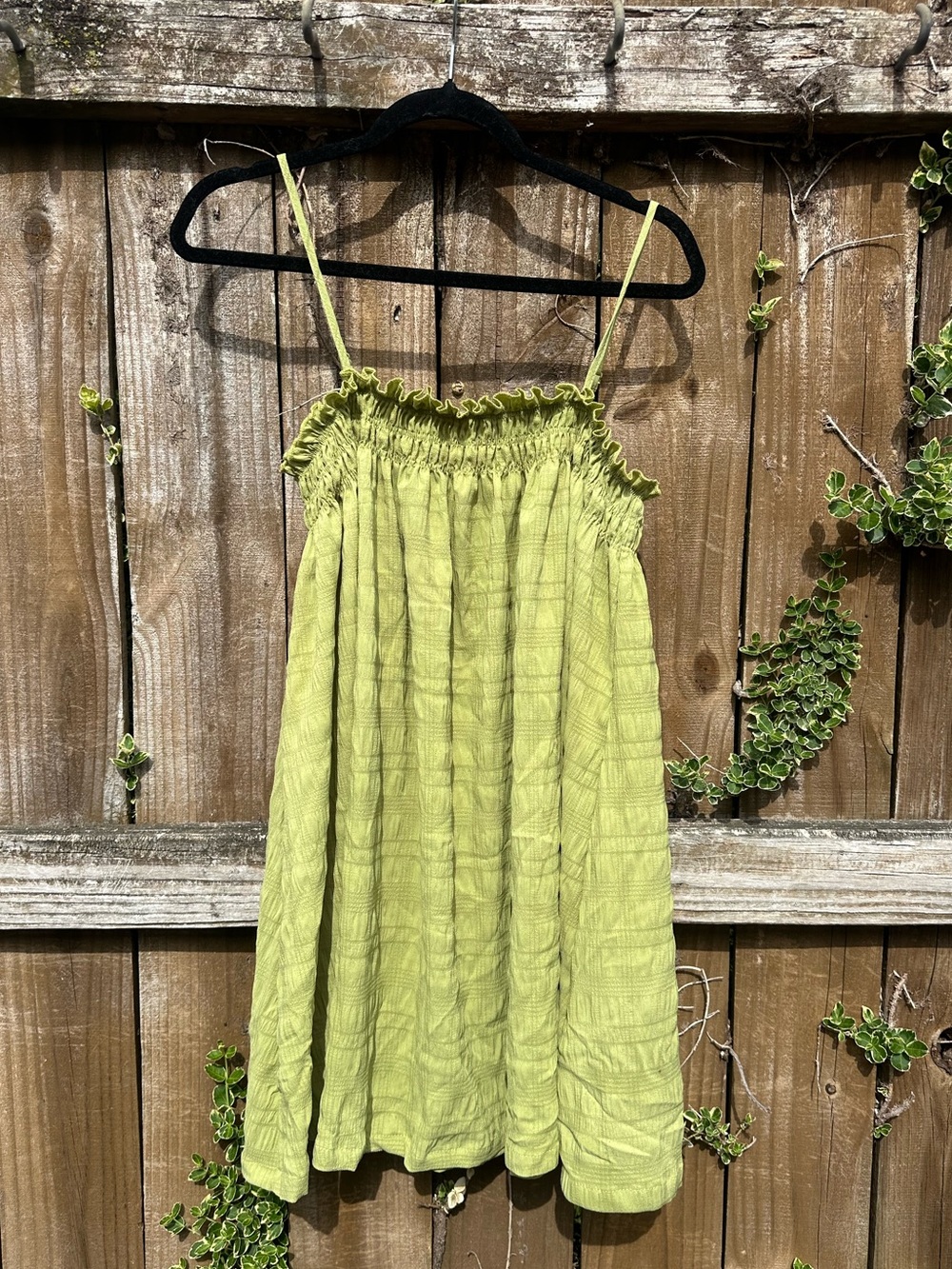 Smocked babydoll dress